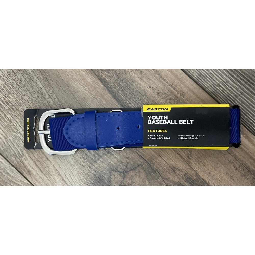 Easton Youth Adjustable Baseball Softball Belt Blue Elastic 18-34 Inch